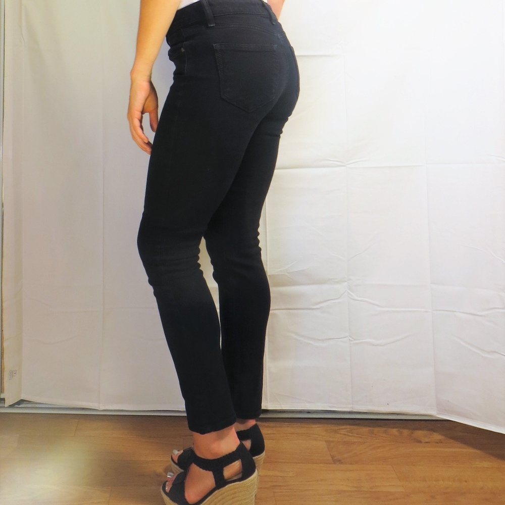 PAIGE Skyline Skinny Stretch Jeans - Black